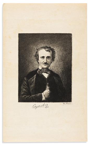 BEARDSLEY, AUBREY. [Four illustrations to the Works of Edgar Allan Poe].